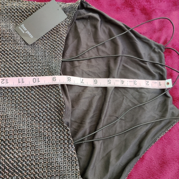 Free Press Shimmer Mini Halter Dress - Picture 6 of 15